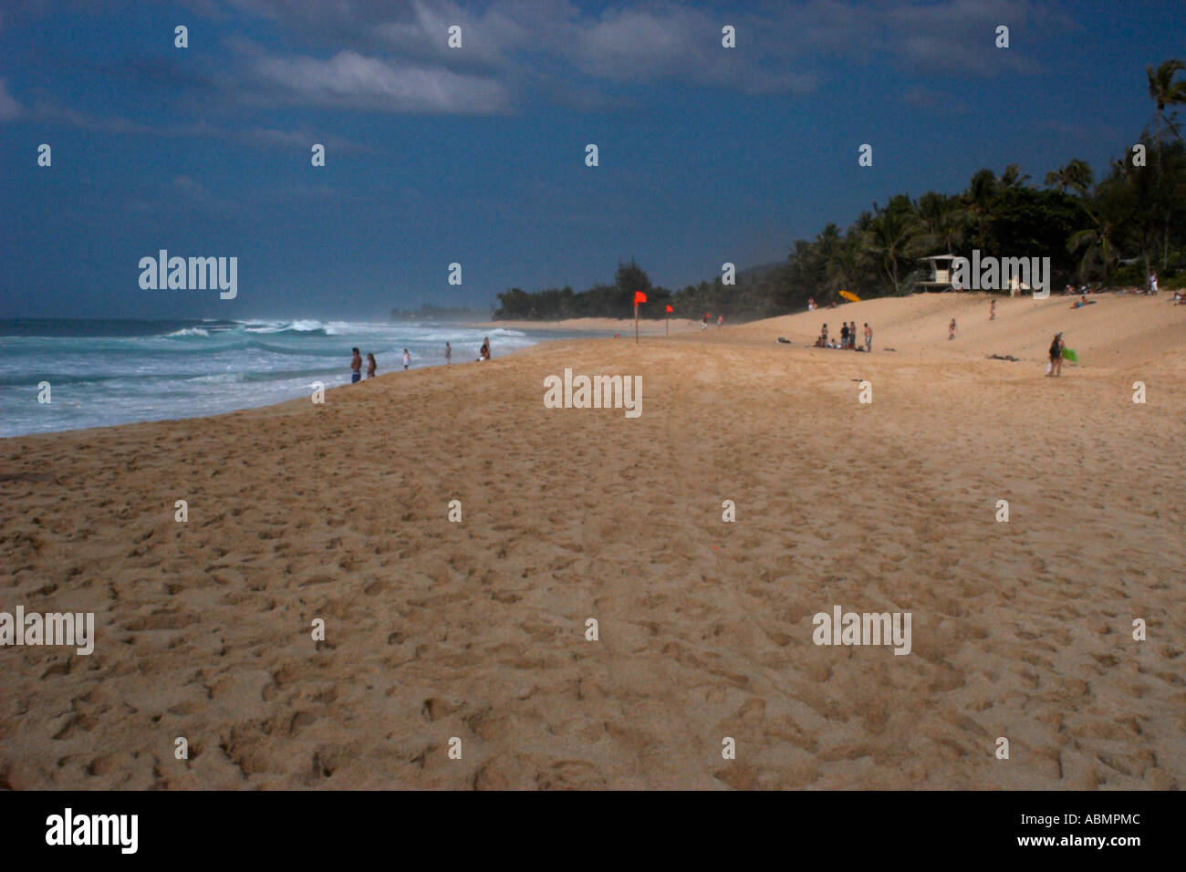 Pipeline beach Oahu Hawaii USA Stock Photo Alamy