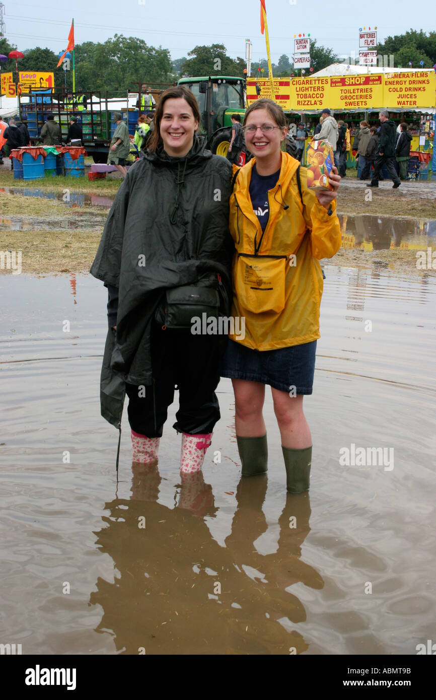 Flooding at Glastonbury Festival 2005 The biggest music festival