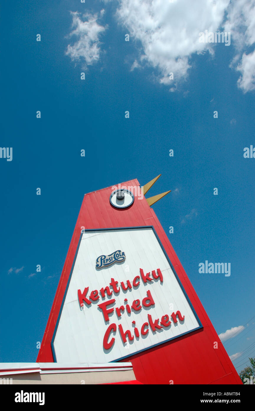 Known as the Big Chicken in Atlanta Marietta, KFC, America, for