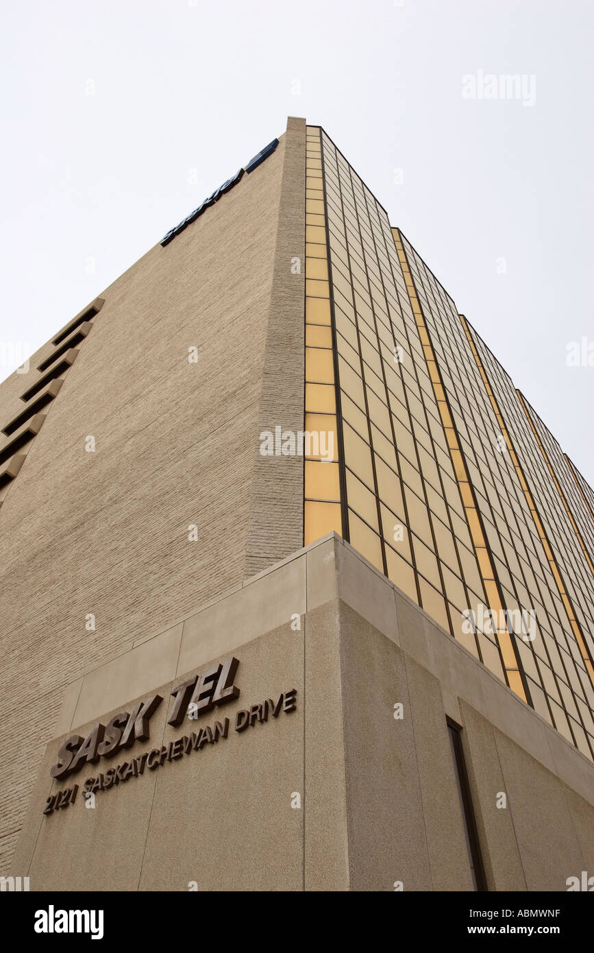 Sask Tel Building in Regina in scenic Saskatchewan Canada Stock Photo