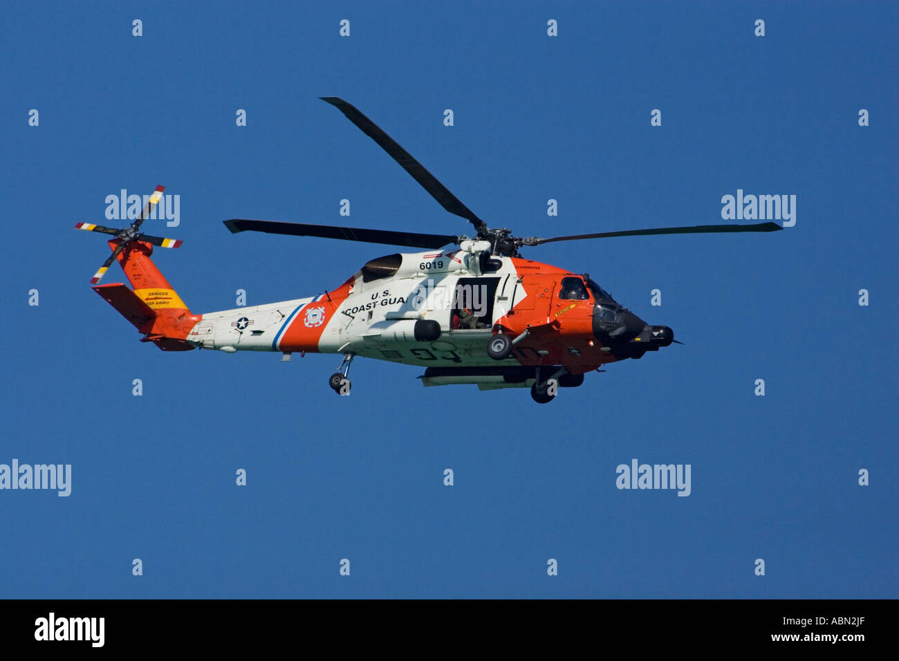 USCG Sikorsky HH60J Blackhawk helicopter USCG Clearwater Stock Photo