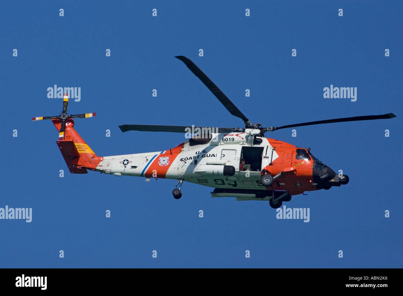 USCG Sikorsky HH60J Blackhawk helicopter USCG Clearwater Stock Photo