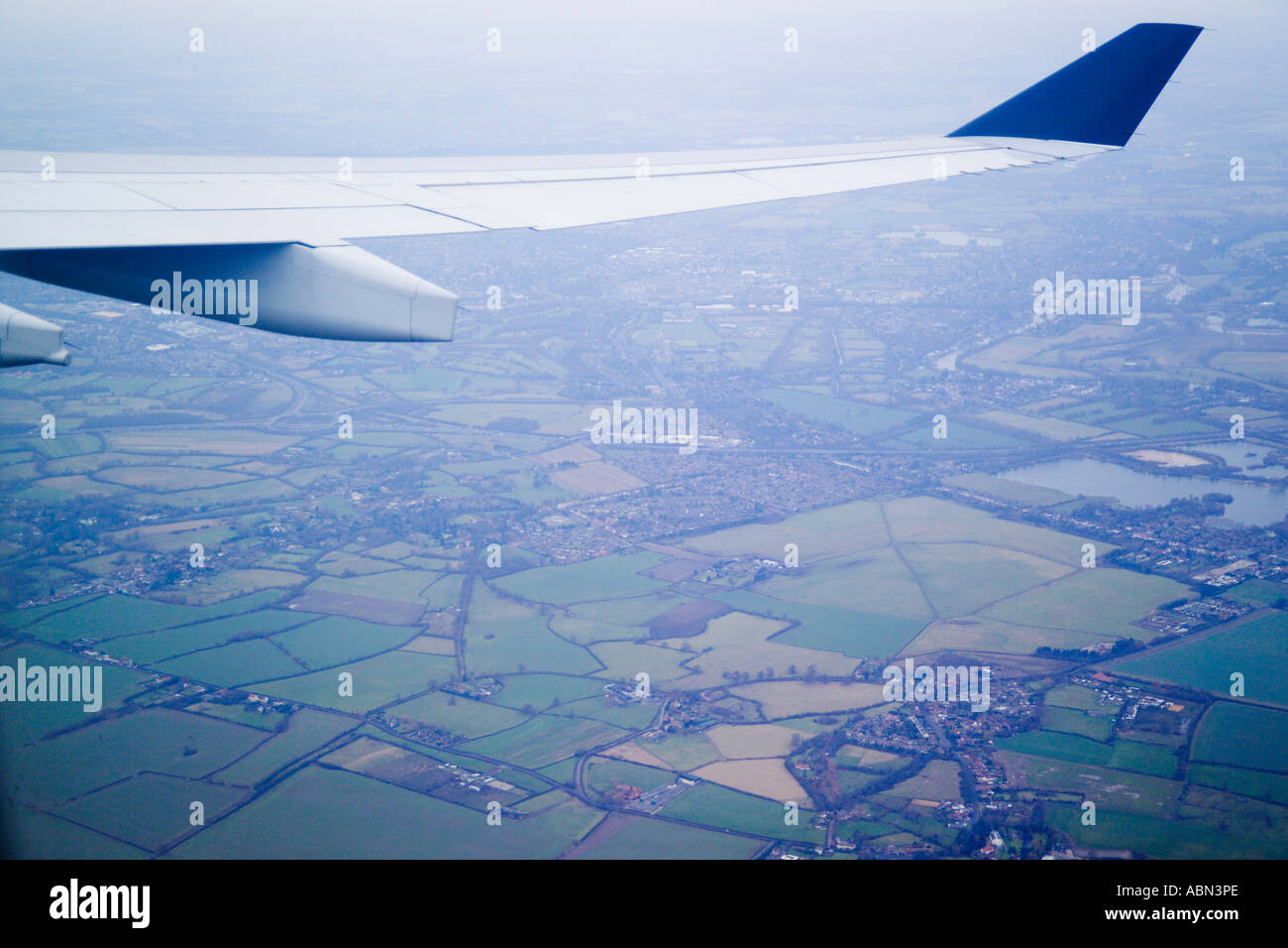 View from an aeroplane window Stock Photo - Alamy