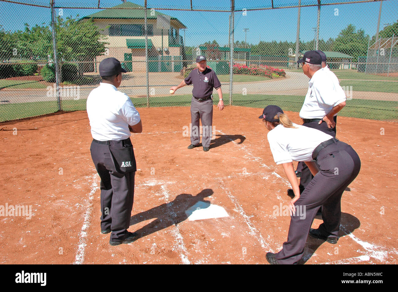 softball umpires for ASA organization in the USA and America during