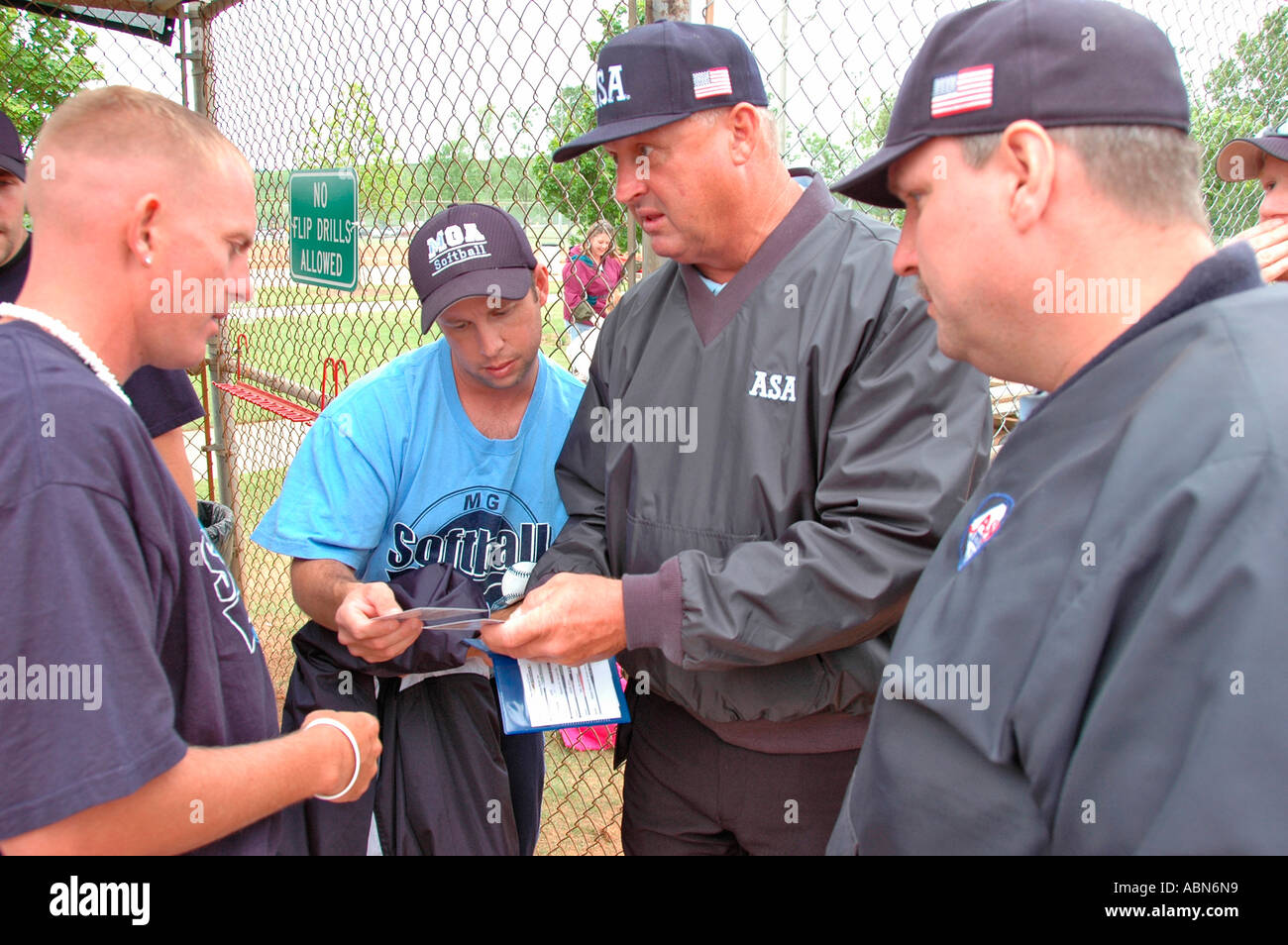 New softball umpires for ASA organization in USA and America during