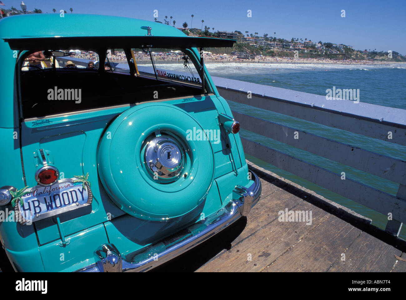 Woodie Oceanfest Oceanside Pier California United States of America Stock Photo Alamy