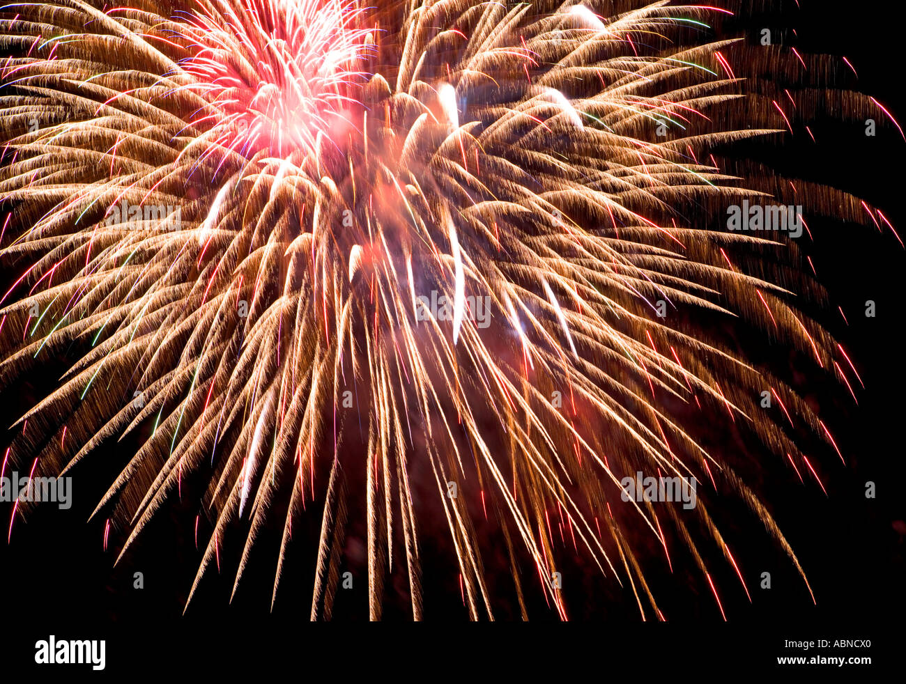 Fireworks Viaduct Harbour Auckland New Zealand Stock Photo Alamy