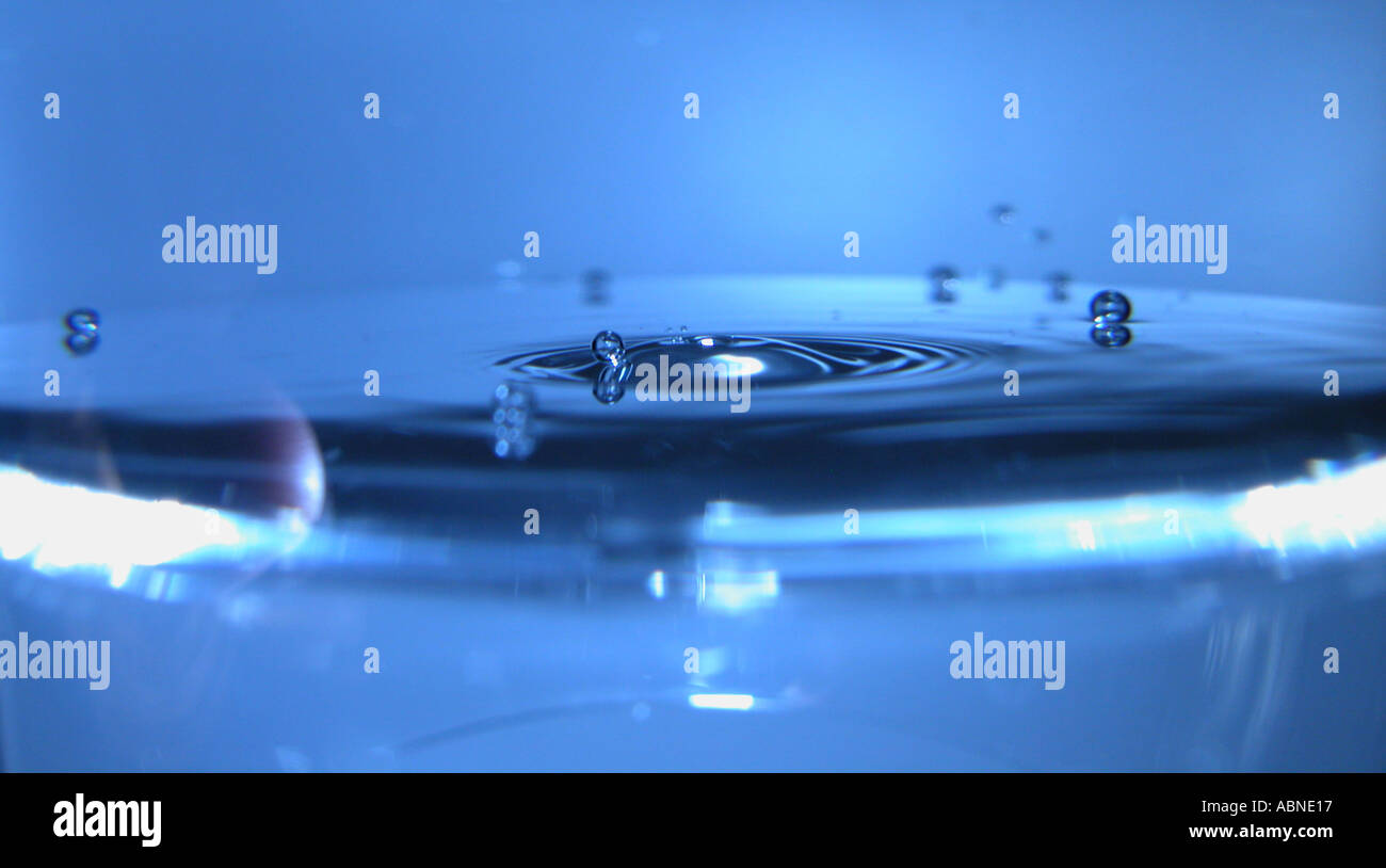 blue mineral water Stock Photo Alamy