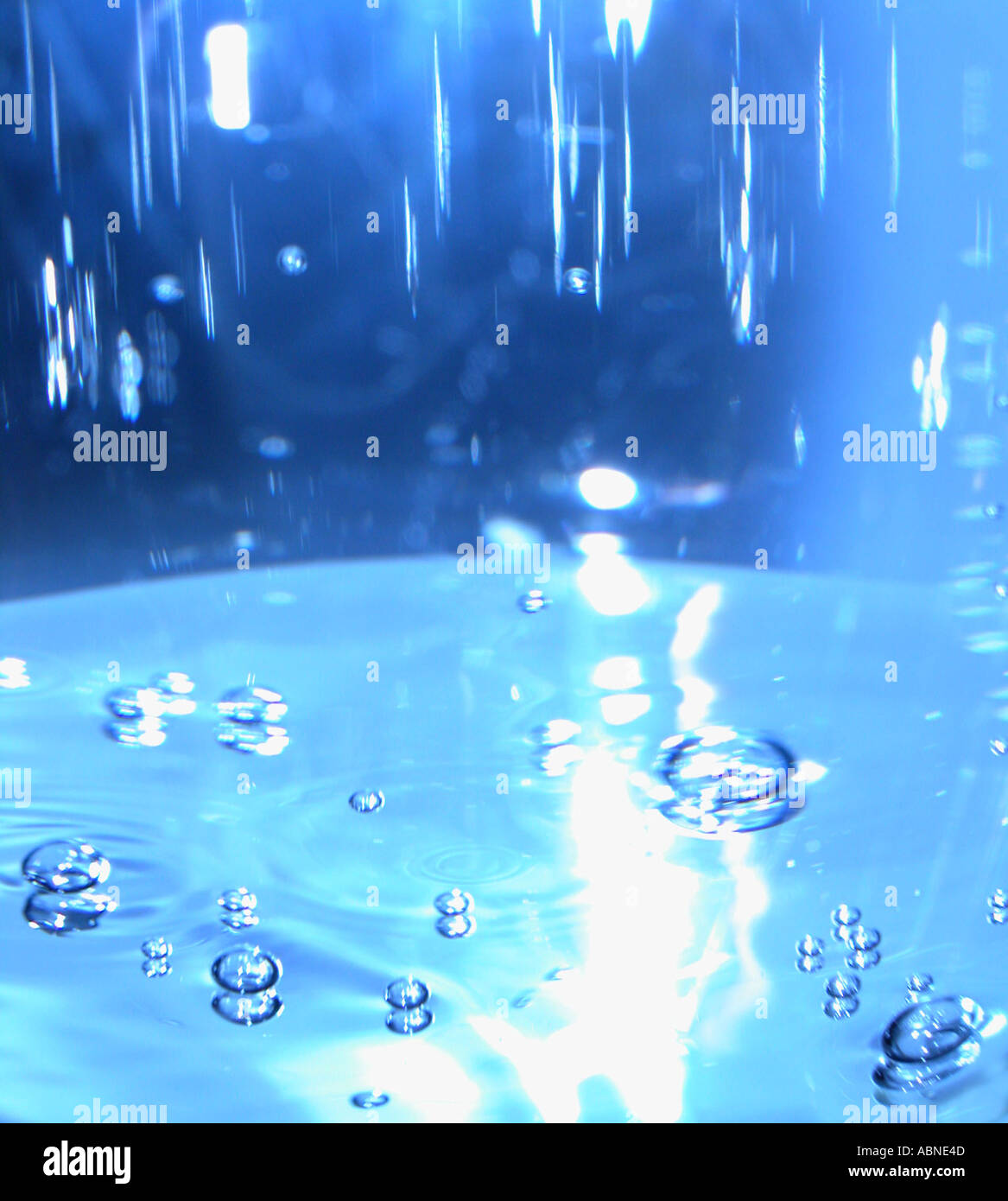 blue mineral water Stock Photo Alamy