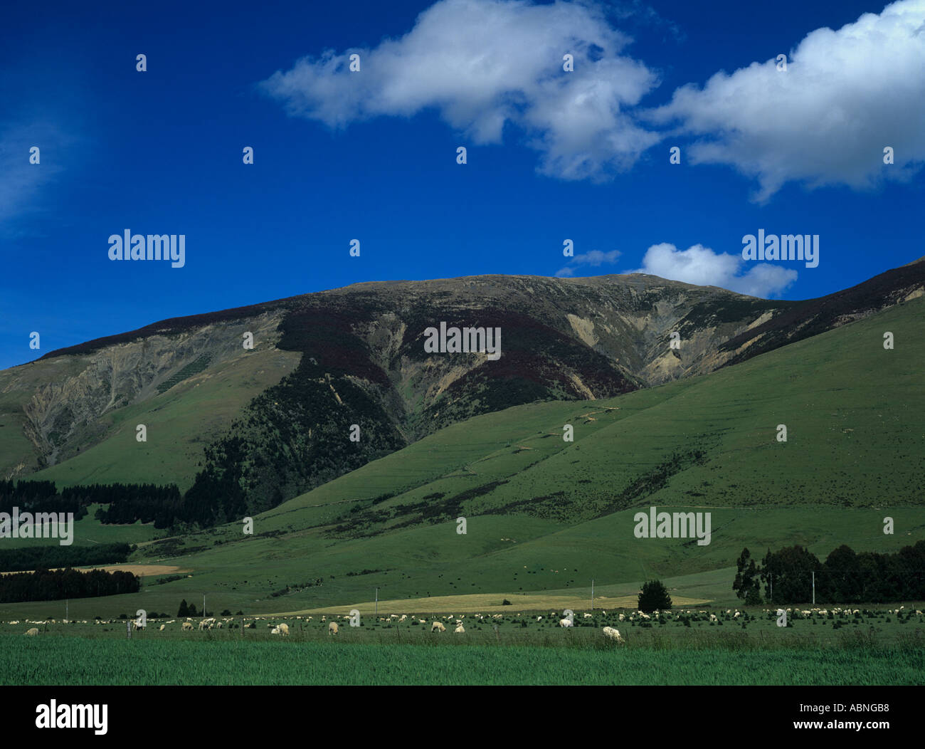Mid Dome in Northern Southland New Zealand Stock Photo