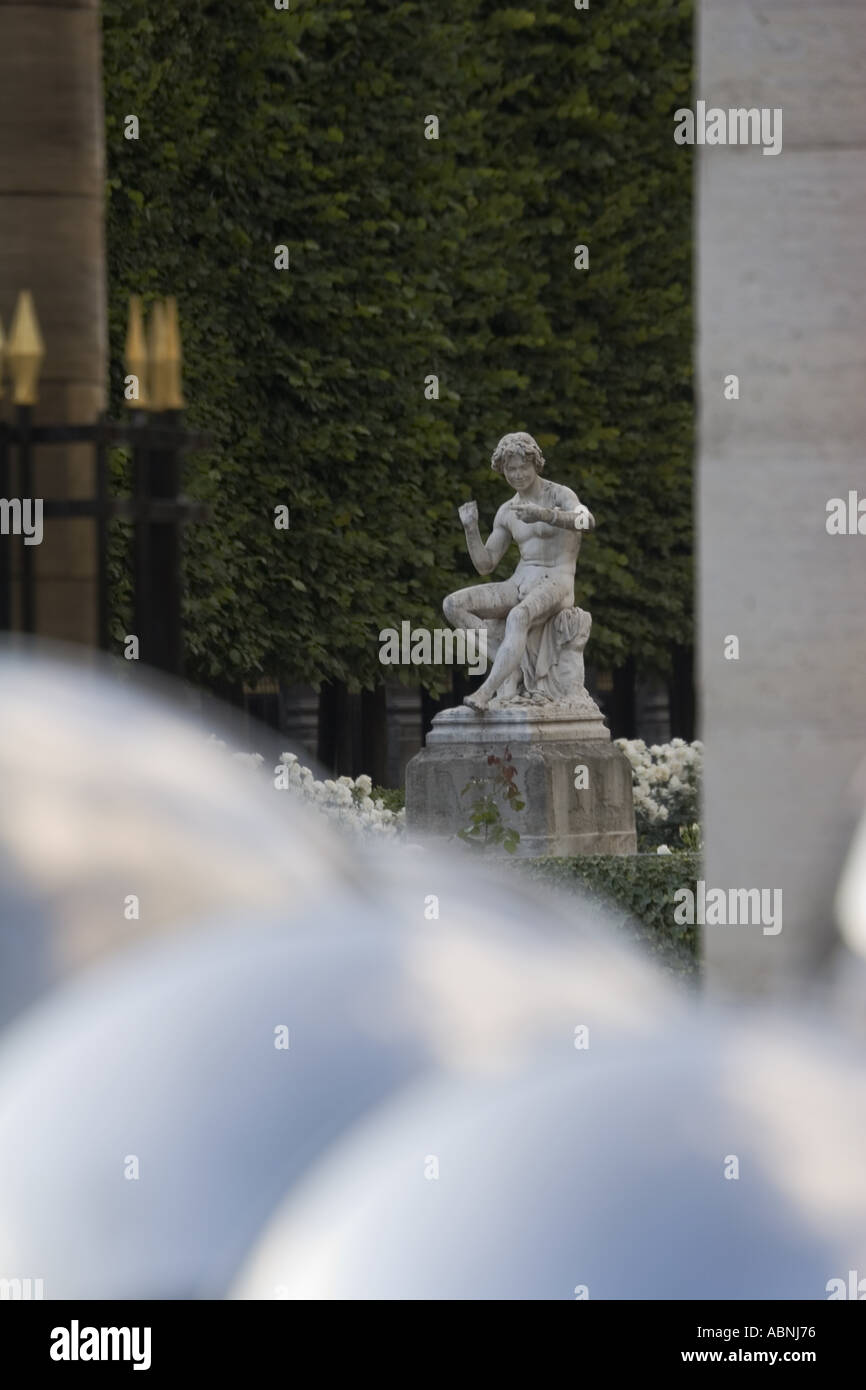 Statue in the Jardin du Palais Royal Paris France Stock Photo