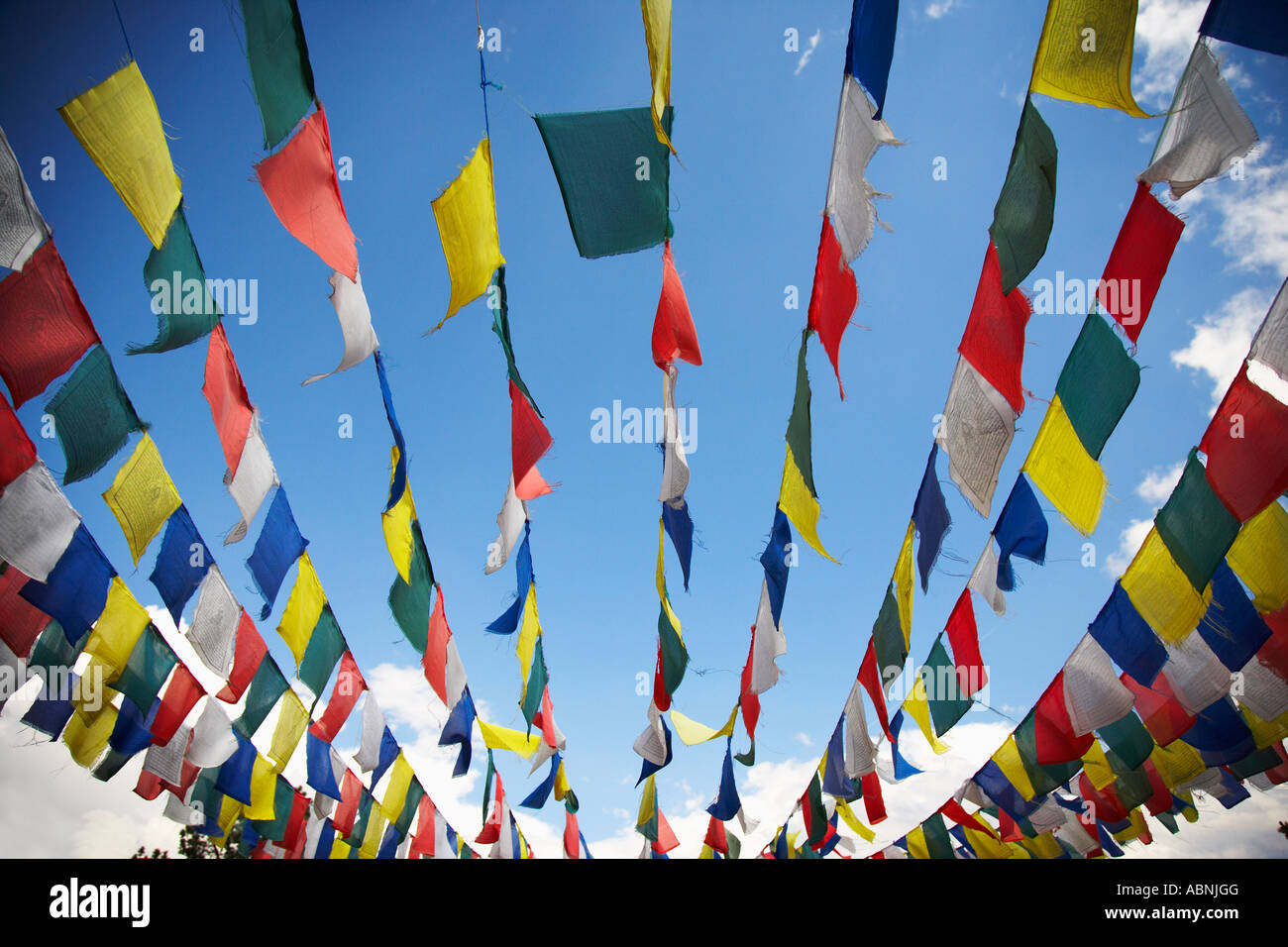 Tibetan Prayer Flags Stock Photo - Alamy