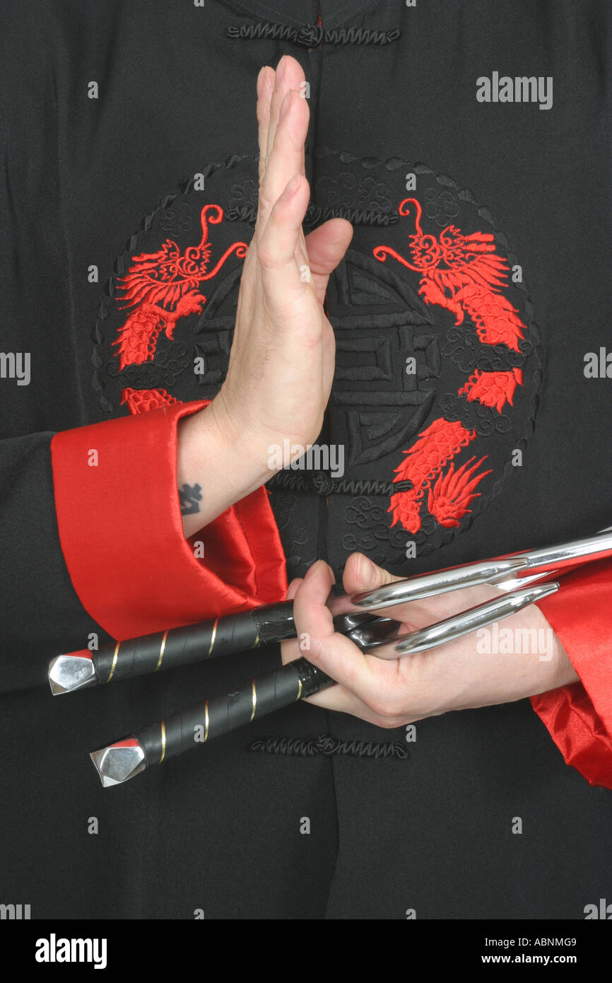 Martial Arts Weapons Stock Photos & Martial Arts Weapons Stock Images