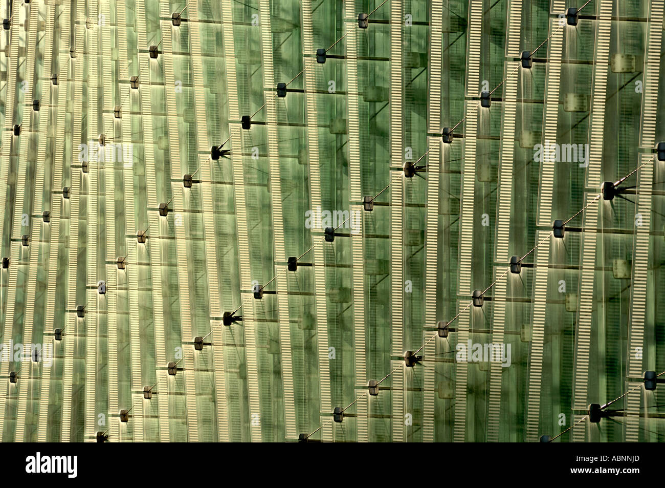 Canada Place suspended glass facade, Waitrose, John Lewis, Canary Wharf