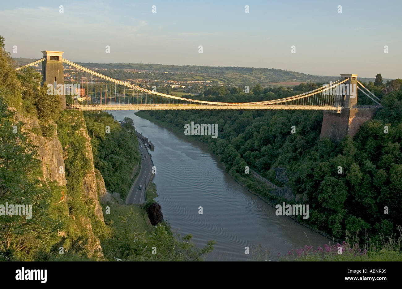 Bristol Suspension Bridge The Downs Clifton Bristol England Stock Photo