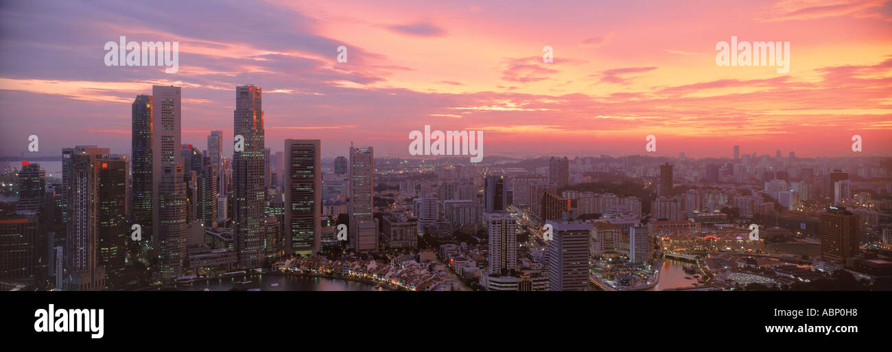 Singapore panoramic hi-res stock photography and images - Alamy