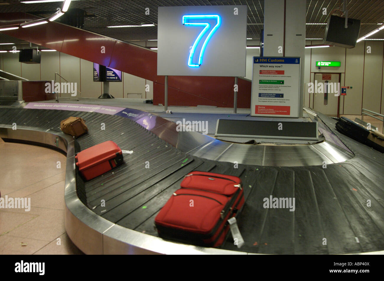 Baggage reclaim Hall Stock Photo Alamy