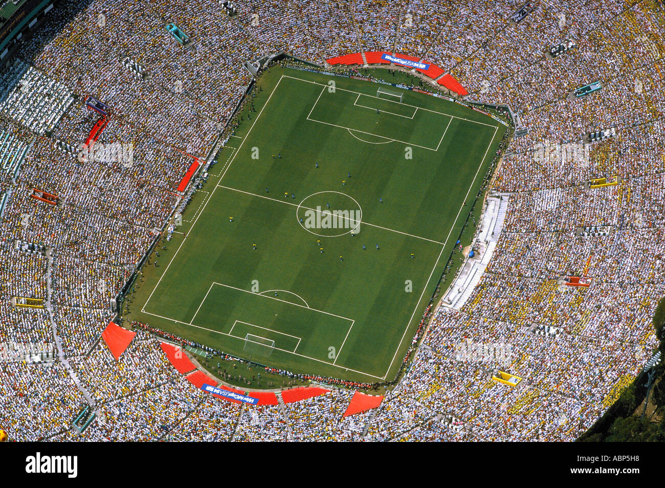 Aerial view of the Rosebowl, Pasadena, California, during the World