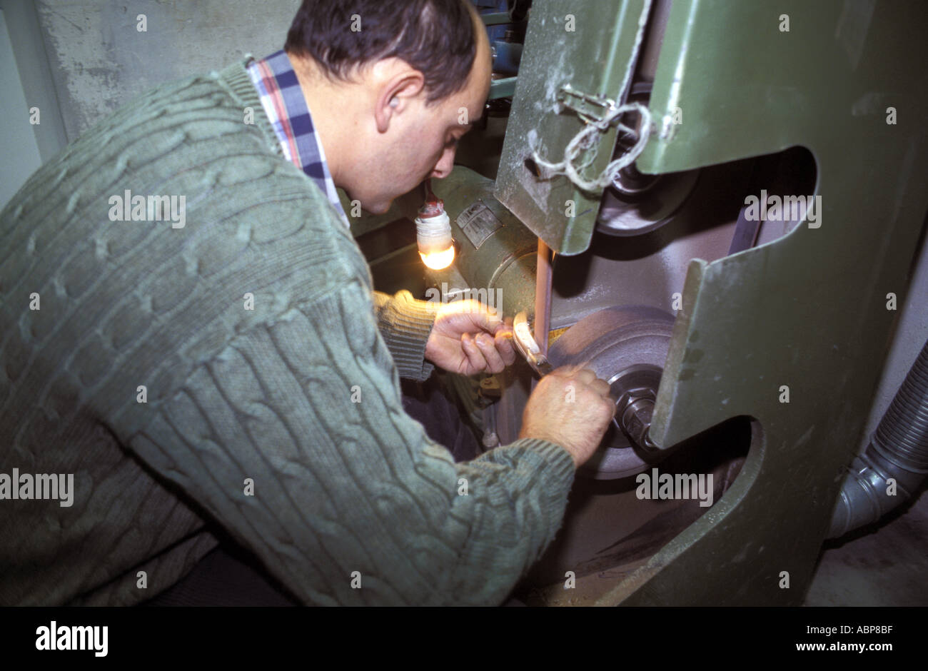 Lion Steel cutlery works Stock Photo Alamy