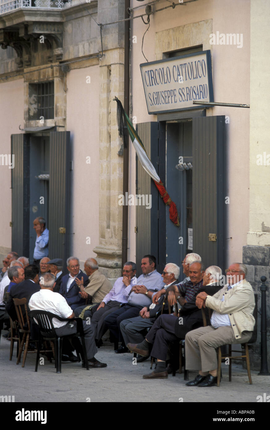 People chatting Stock Photo