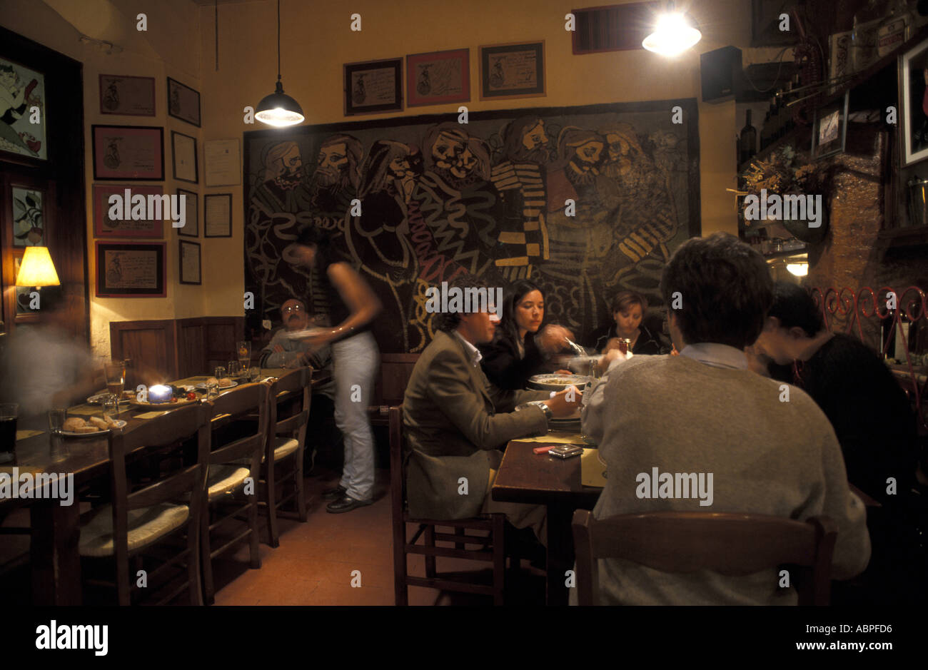 Osteria Teatro Strabacco restaurant Stock Photo - Alamy