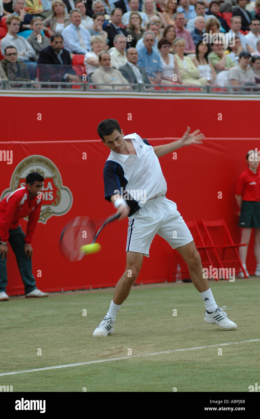 STELLA ARTOIS TENNIS CHAMPIONSHIP QUEENS CLUB LONDON 090605 TIM HENMAN