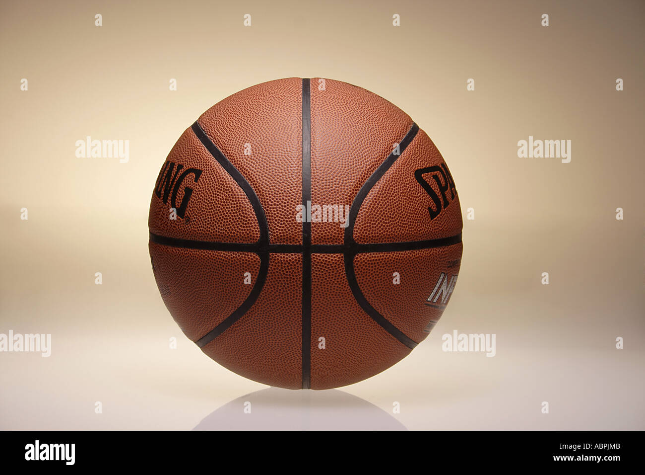 Basketball one brown color round sphere spherical rubber grooves ball