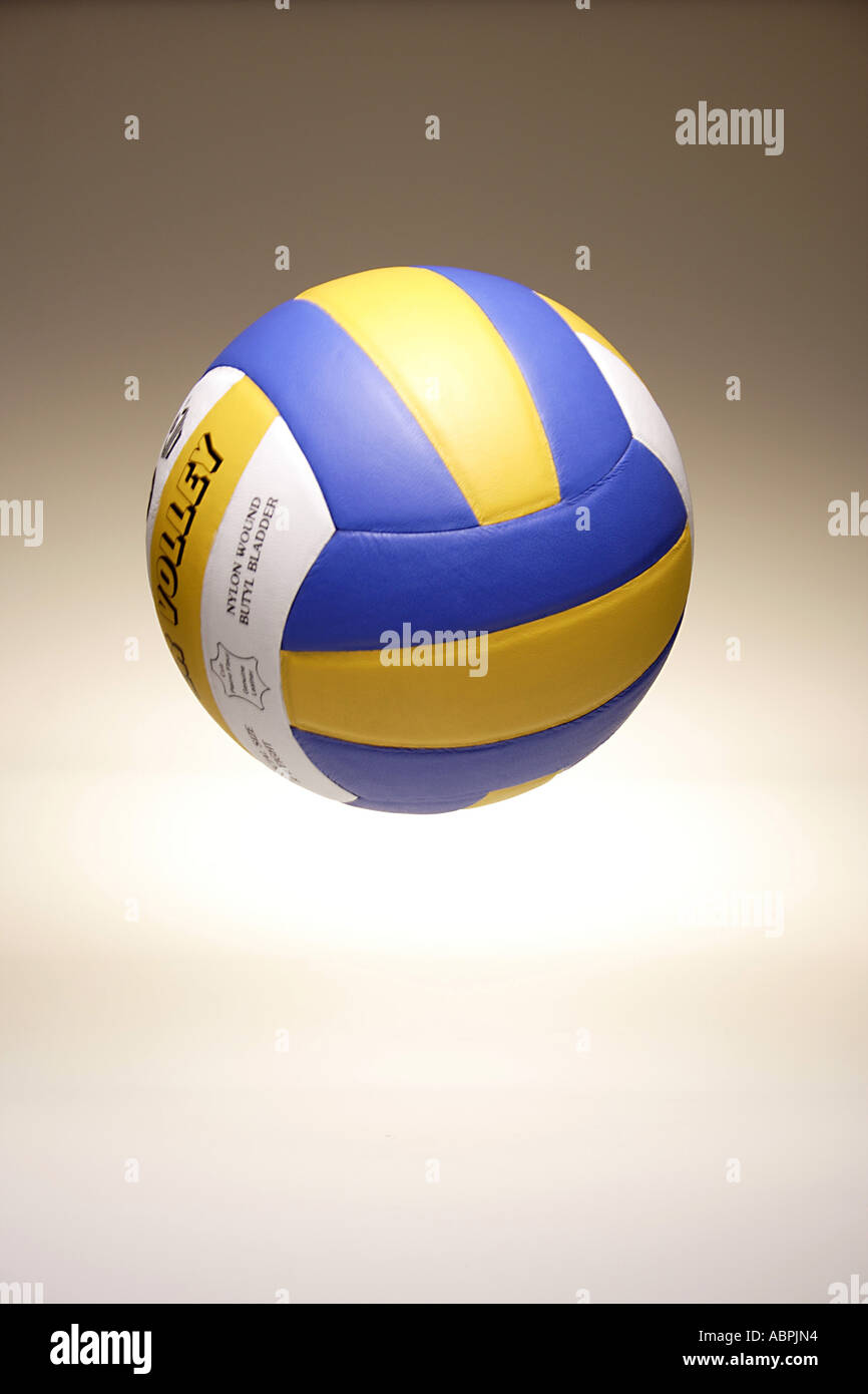 Volleyball floating in air Stock Photo Alamy