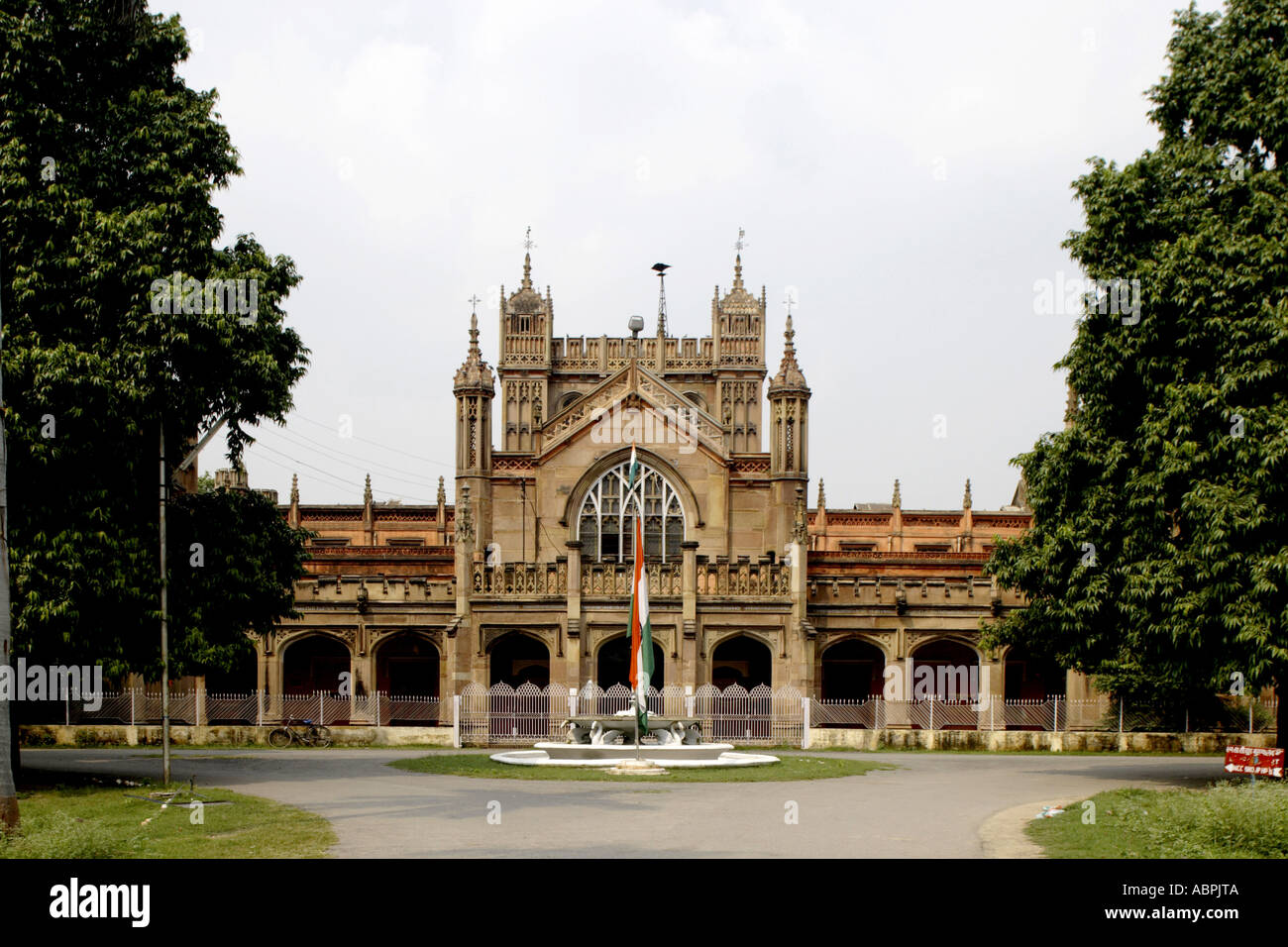 aad 78978 - Queens College Banaras Varanasi Uttar Pradesh India Stock Photo