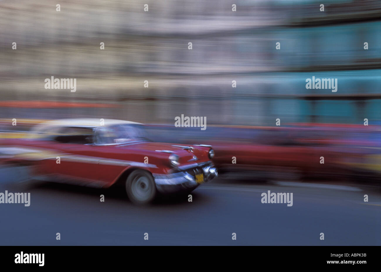 Old cars Havana Cuba Stock Photo