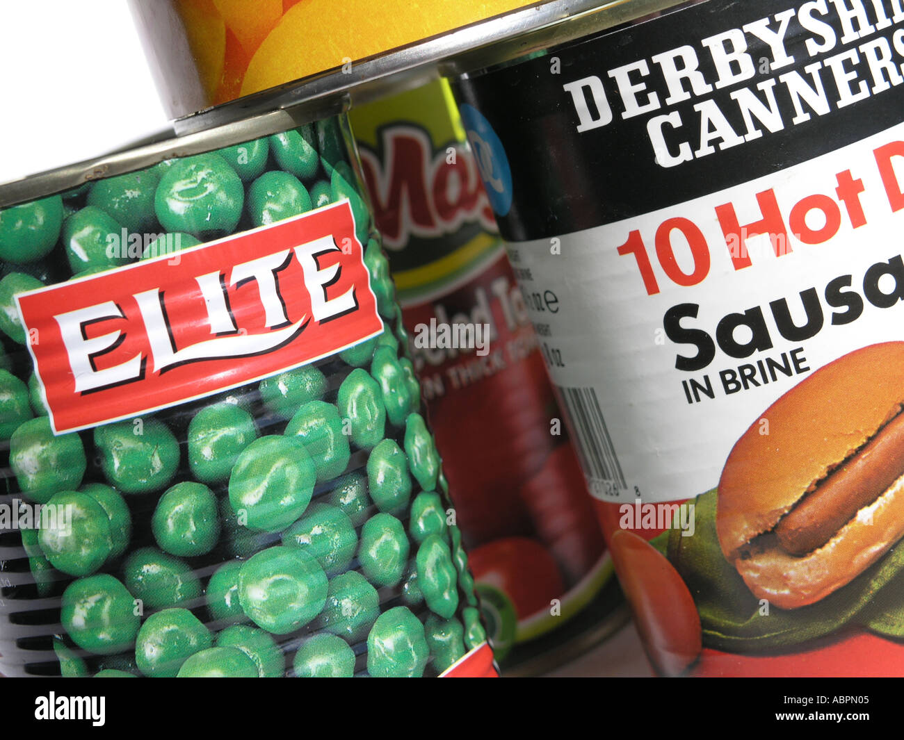 canned food products Stock Photo Alamy