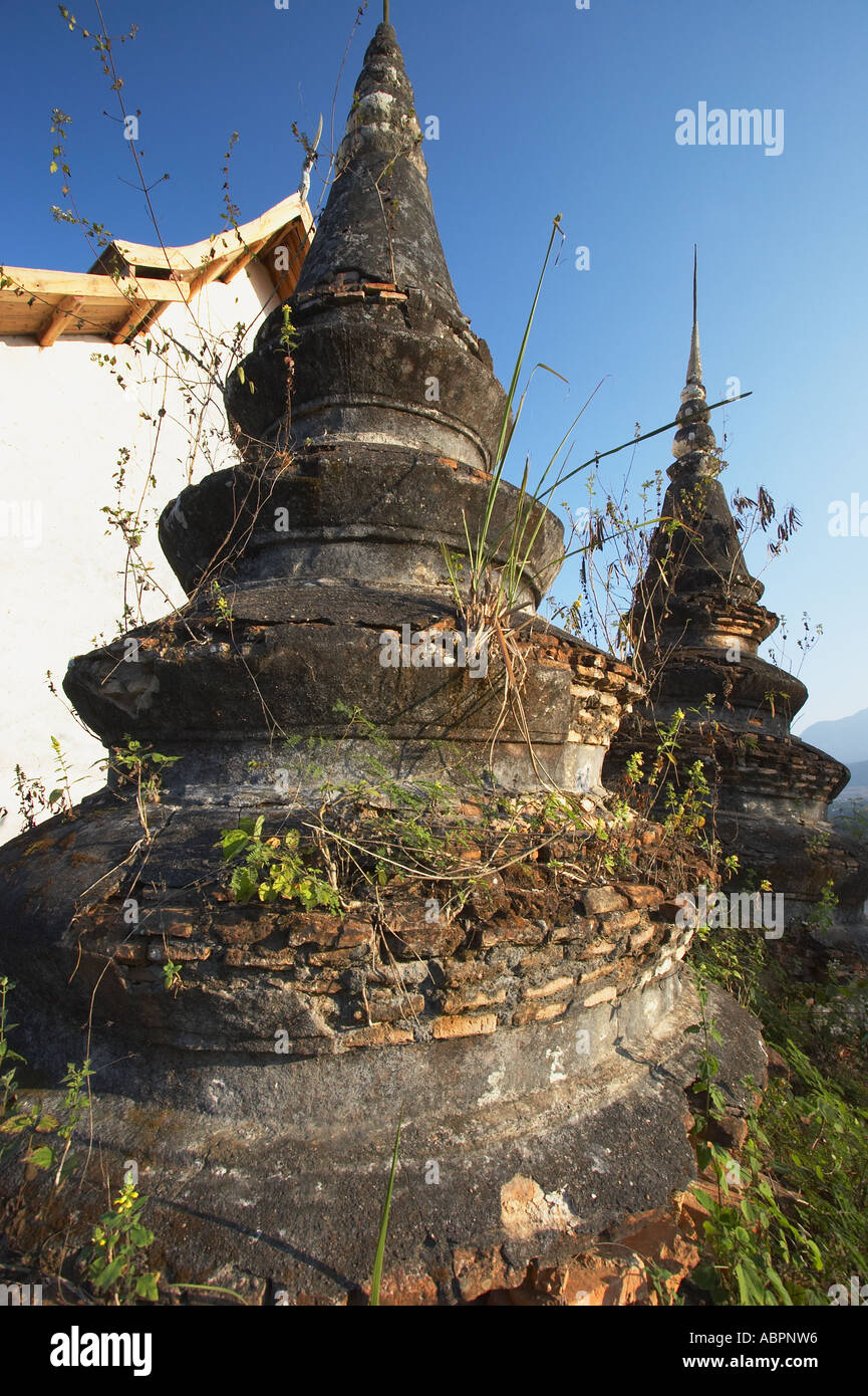 Wat Chom Phet, Luang Prabang Stock Photo