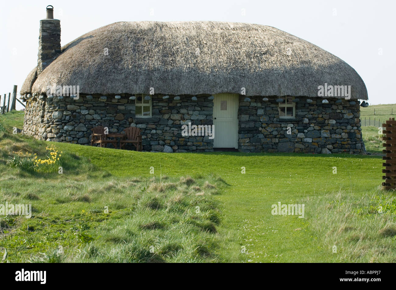 Modern Blackhouse On The Isle Of Harris Outer Hebrides Scotland