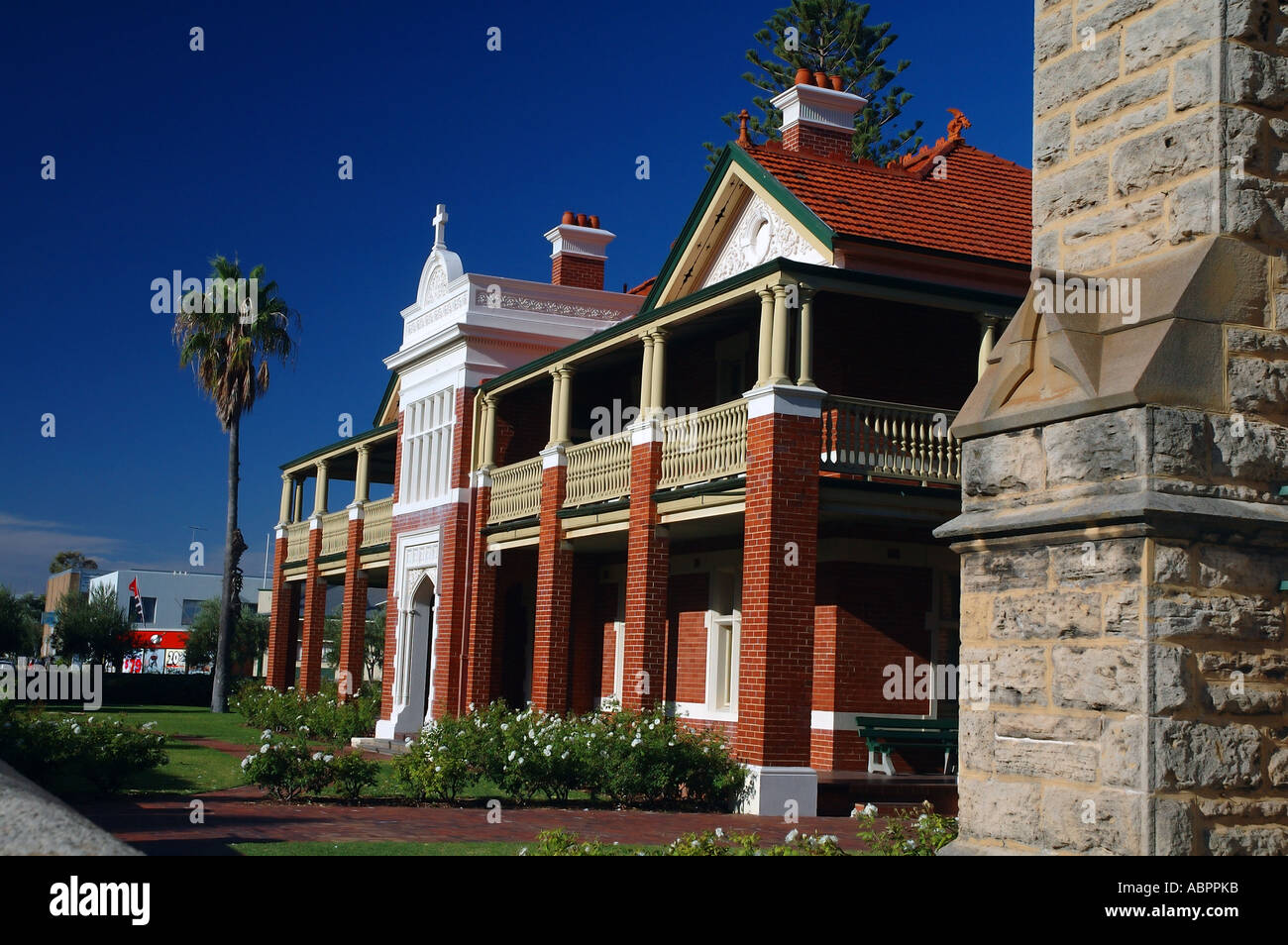 Convent and presbytery of the historic Basilica of St Patrick Fremantle Perth Western Australia No PR Stock Photo
