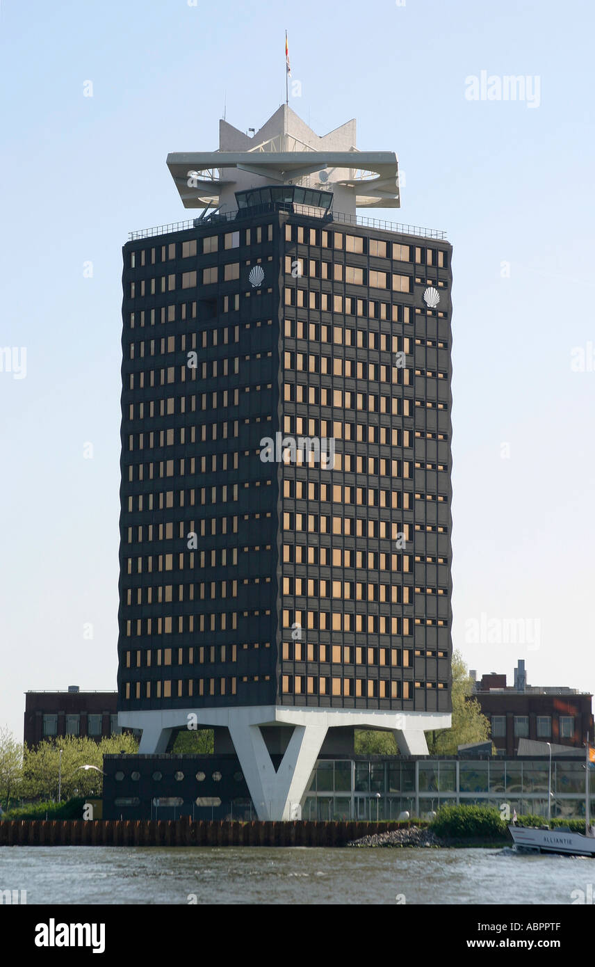 The Shell building in Amsterdam, Holland Stock Photo Alamy