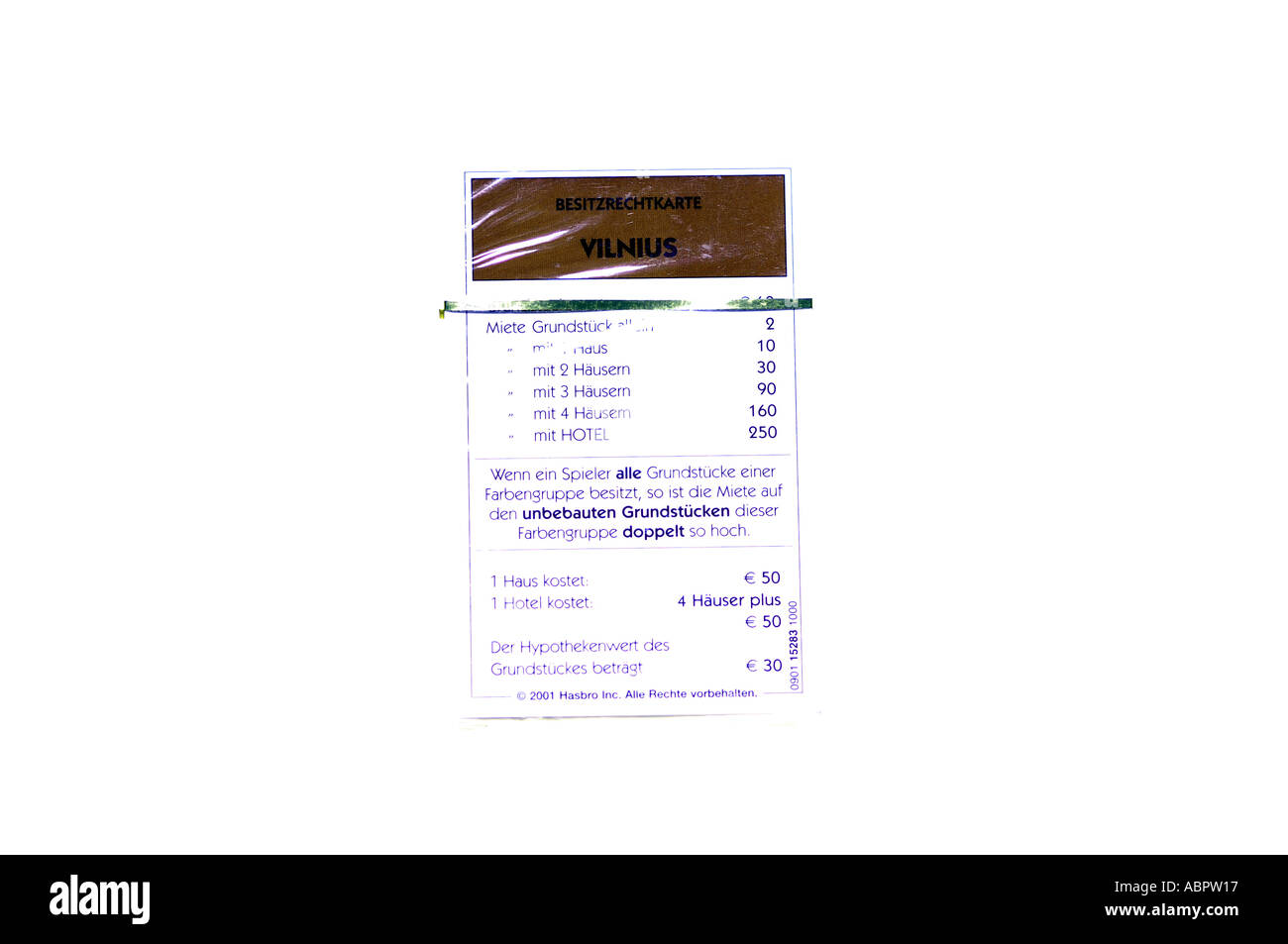 Monopoly Houses Hotels Propery Market Stock Photo 4227350 Alamy