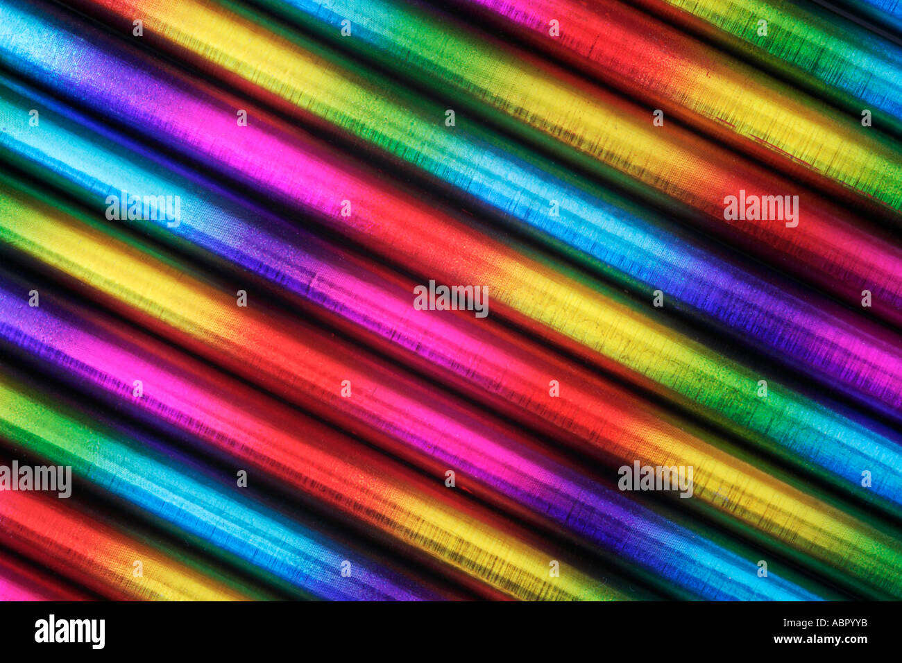 Coloured pencil background Stock Photo
