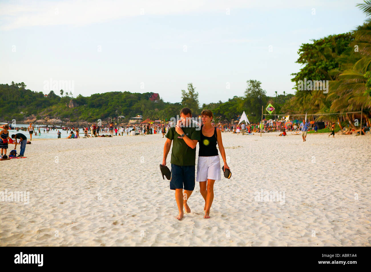 Full moon party koh phangan thailand stock photo alamy