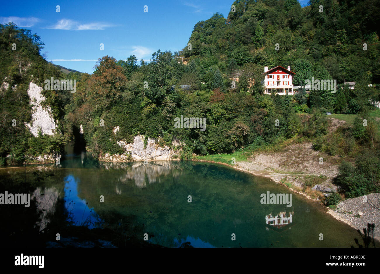 Gorges de Kakouetta in the Basque Country Stock Photo