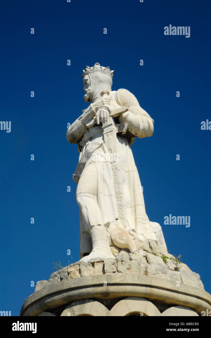 Parque Grande or Great Park with statue of Ferdinand King of Spain in ...