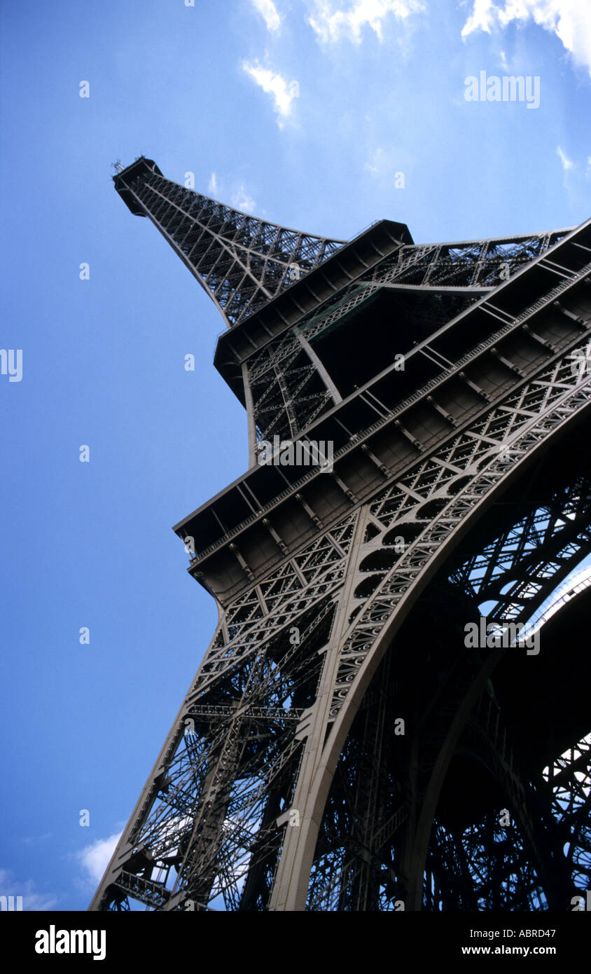 Eiffel Tower in autumn Paris France  Stock Photo