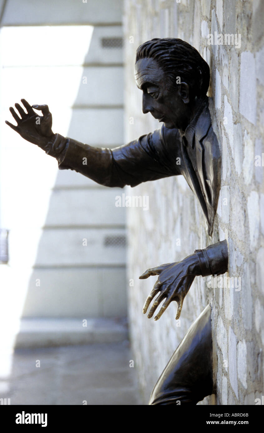 Passe muraille man from Marcel Ayme  Stock Photo
