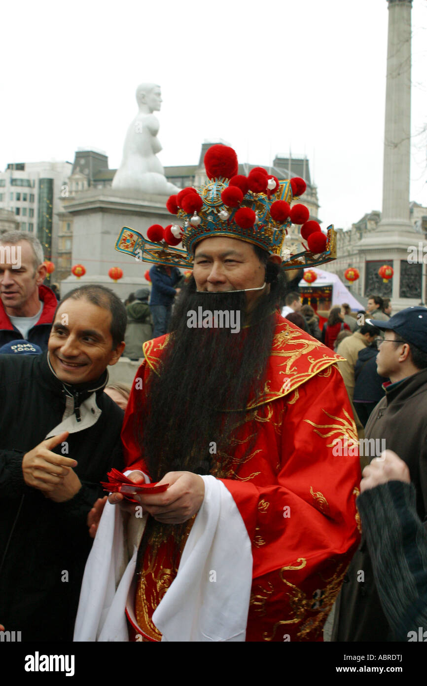 London Chinese New Year in 2007 February 18th Stock Photo