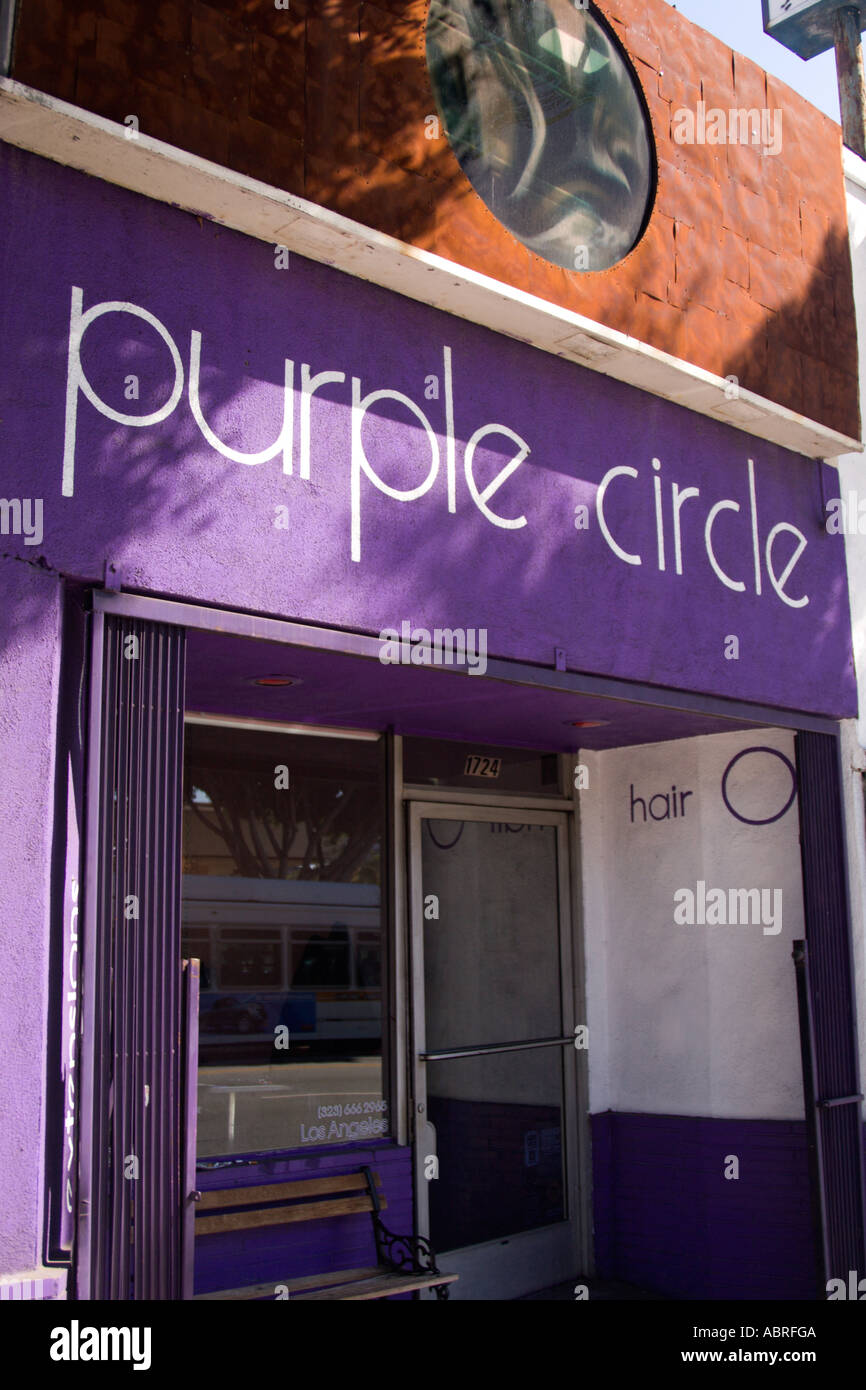 Purple Circle Stock Photo