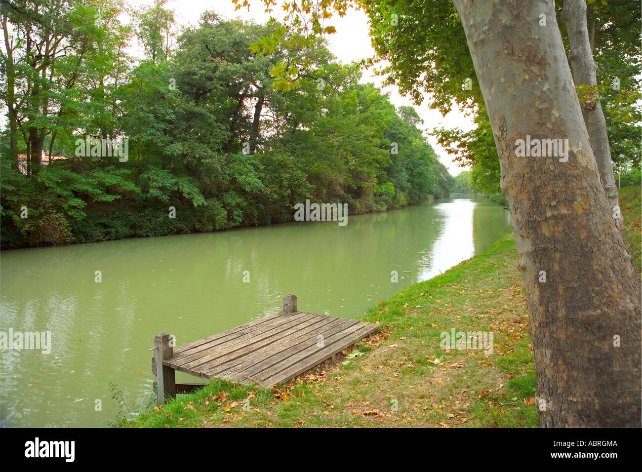 France, Midi Pyrenees, Haute Garonne, Canal du Midi Stock Photo