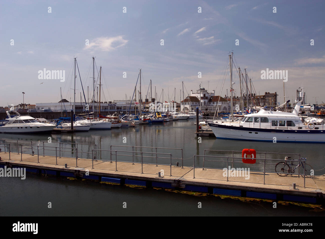 Lowestoft Marina Stock Photo Alamy