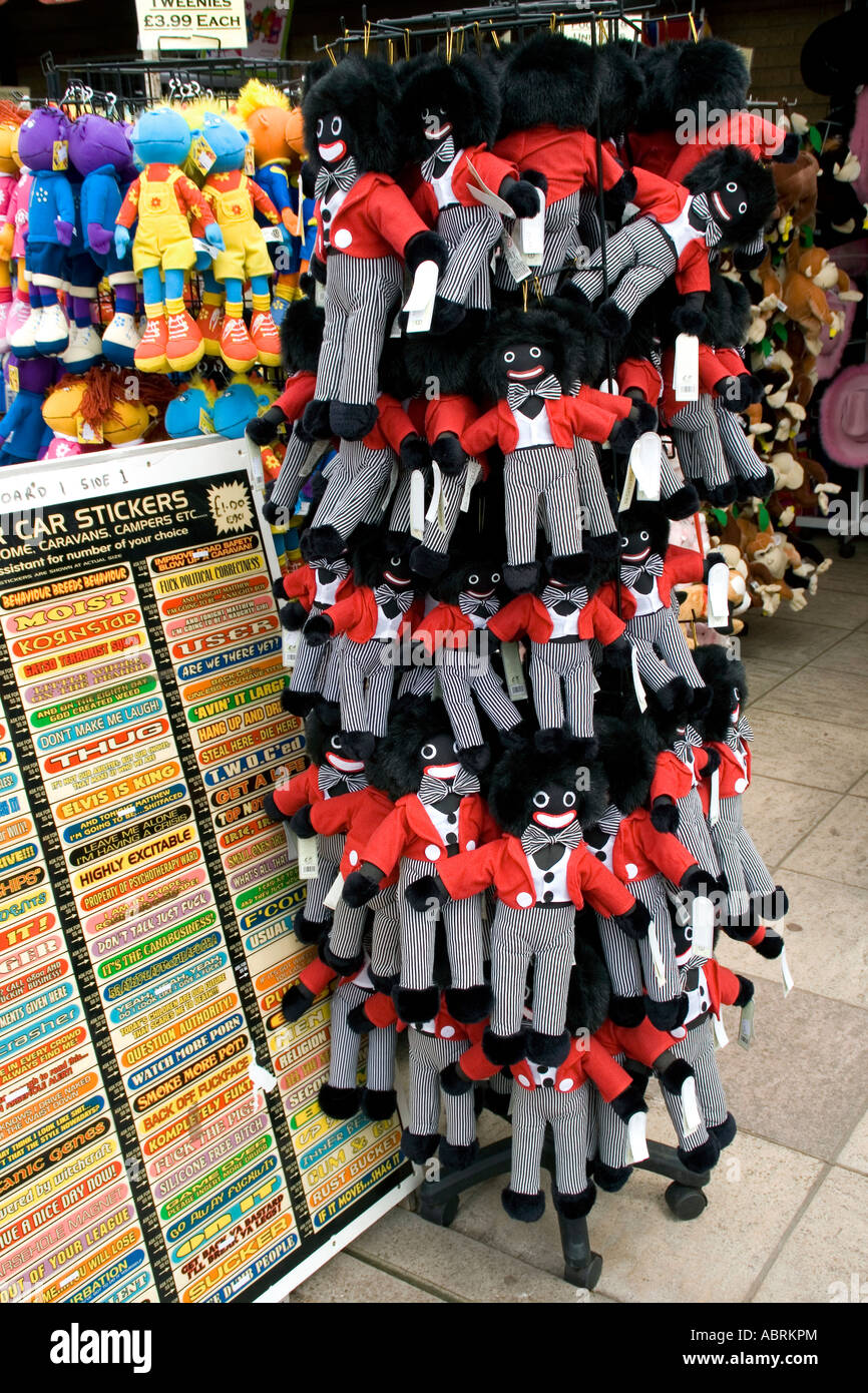 Golliwogs on sale in Great Yarmouth Norfolk UK Stock Photo Alamy