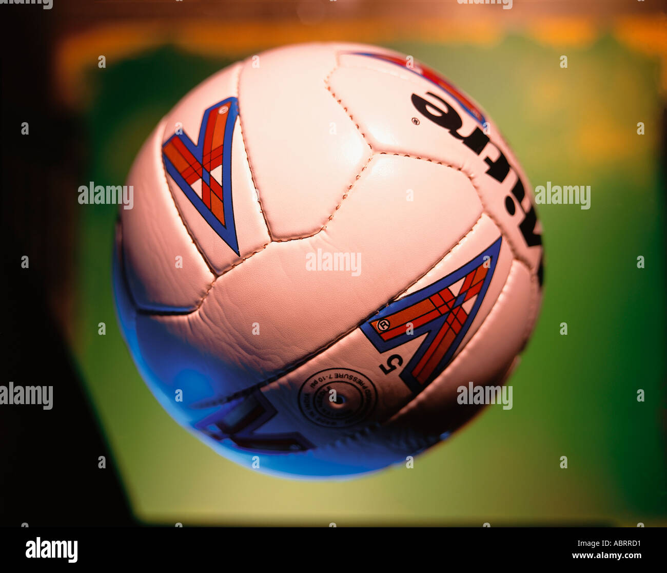 Soccer ball bounce nobody horizontal hi-res stock photography and
