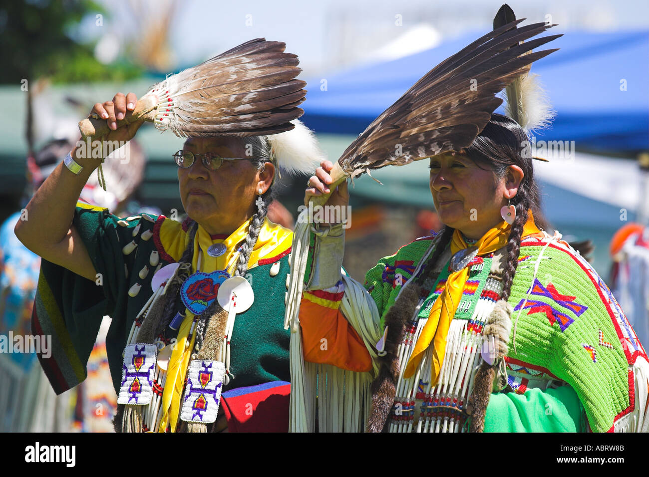Native American pow wow in Wyoming Stock Photo Alamy
