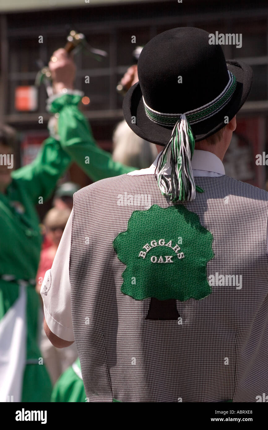 Traditional folk dancing at Wimborne Folk Festival 2005 Stock Photo Alamy